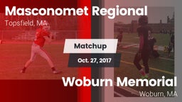 Matchup: Masconomet Regional vs. Woburn Memorial  2017