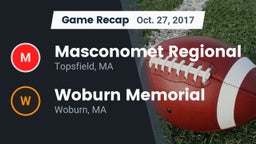 Recap: Masconomet Regional  vs. Woburn Memorial  2017