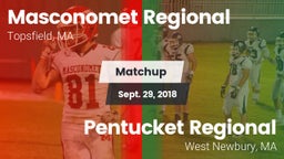 Matchup: Masconomet Regional vs. Pentucket Regional  2018