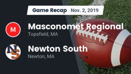 Recap: Masconomet Regional  vs. Newton South  2019