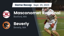 Recap: Masconomet Regional  vs. Beverly  2023