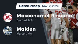 Recap: Masconomet Regional  vs. Malden  2023