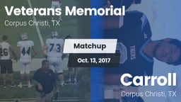 Matchup: Veterans Memorial vs. Carroll  2017