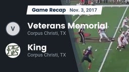 Recap: Veterans Memorial vs. King  2017