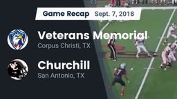 Recap: Veterans Memorial vs. Churchill  2018