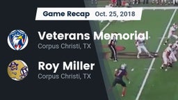 Recap: Veterans Memorial  vs. Roy Miller  2018