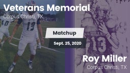 Matchup: Veterans Memorial vs. Roy Miller  2020