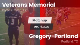 Matchup: Veterans Memorial vs. Gregory-Portland  2020