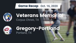 Recap: Veterans Memorial  vs. Gregory-Portland  2020