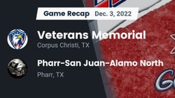 Recap: Veterans Memorial  vs. Pharr-San Juan-Alamo North  2022