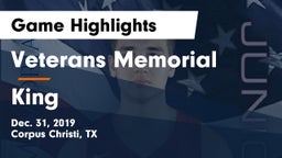 Veterans Memorial  vs King  Game Highlights - Dec. 31, 2019