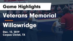 Veterans Memorial  vs Willowridge  Game Highlights - Dec. 12, 2019