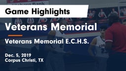 Veterans Memorial  vs Veterans Memorial E.C.H.S. Game Highlights - Dec. 5, 2019