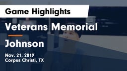 Veterans Memorial  vs Johnson  Game Highlights - Nov. 21, 2019