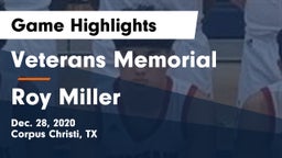 Veterans Memorial  vs Roy Miller  Game Highlights - Dec. 28, 2020