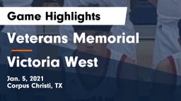 Veterans Memorial  vs Victoria West  Game Highlights - Jan. 5, 2021