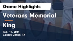 Veterans Memorial  vs King  Game Highlights - Feb. 19, 2021