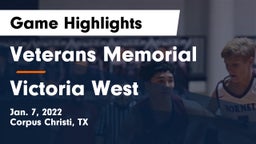 Veterans Memorial  vs Victoria West  Game Highlights - Jan. 7, 2022
