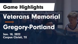 Veterans Memorial  vs Gregory-Portland  Game Highlights - Jan. 18, 2022