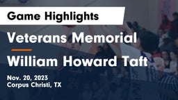 Veterans Memorial  vs William Howard Taft  Game Highlights - Nov. 20, 2023