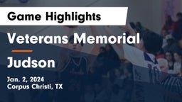 Veterans Memorial  vs Judson  Game Highlights - Jan. 2, 2024