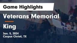 Veterans Memorial  vs King  Game Highlights - Jan. 5, 2024