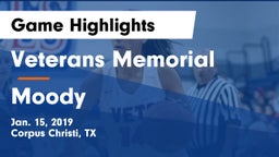 Veterans Memorial  vs Moody  Game Highlights - Jan. 15, 2019