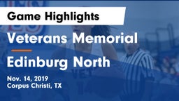 Veterans Memorial  vs Edinburg North  Game Highlights - Nov. 14, 2019