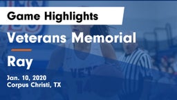 Veterans Memorial  vs Ray  Game Highlights - Jan. 10, 2020