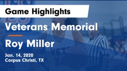 Veterans Memorial  vs Roy Miller  Game Highlights - Jan. 14, 2020