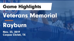 Veterans Memorial  vs Rayburn  Game Highlights - Nov. 23, 2019