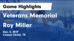 Veterans Memorial  vs Roy Miller  Game Highlights - Dec. 3, 2019