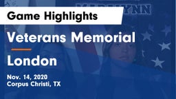 Veterans Memorial  vs London  Game Highlights - Nov. 14, 2020