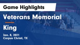 Veterans Memorial  vs King  Game Highlights - Jan. 8, 2021