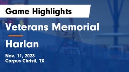 Veterans Memorial  vs Harlan  Game Highlights - Nov. 11, 2023