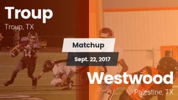 Matchup: Troup  vs. Westwood  2017