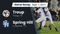 Recap: Troup  vs. Spring Hill  2017
