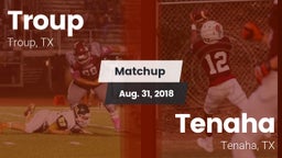 Matchup: Troup  vs. Tenaha  2018