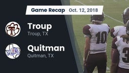 Recap: Troup  vs. Quitman  2018