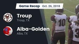 Recap: Troup  vs. Alba-Golden  2018