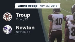 Recap: Troup  vs. Newton  2018