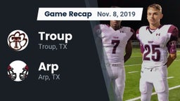 Recap: Troup  vs. Arp  2019