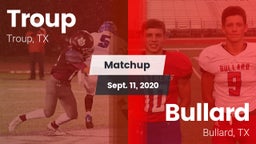 Matchup: Troup  vs. Bullard  2020
