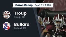 Recap: Troup  vs. Bullard  2020
