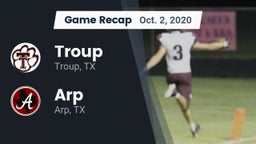 Recap: Troup  vs. Arp  2020