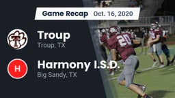 Recap: Troup  vs. Harmony I.S.D. 2020