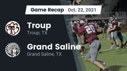 Recap: Troup  vs. Grand Saline  2021