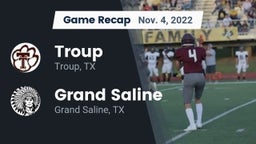 Recap: Troup  vs. Grand Saline  2022