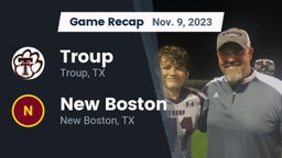 Recap: Troup  vs. New Boston  2023