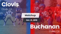 Matchup: Clovis  vs. Buchanan  2016